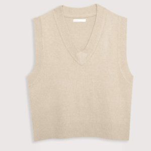 ISO Oak + Fort Heather Oatmeal Sweater Vest